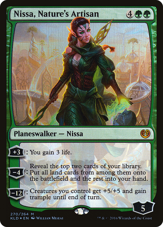 Nissa, Nature's Artisan (KLD-270) (Foil)