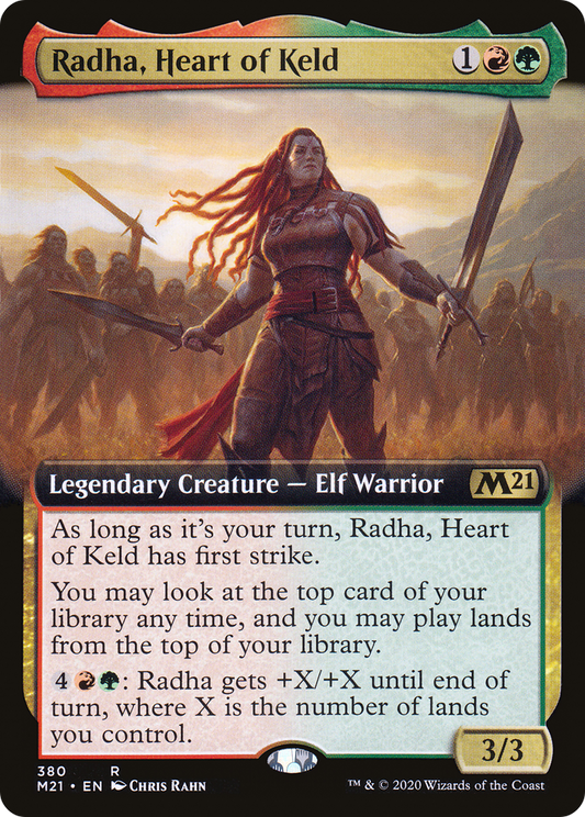 Radha, Heart of Keld (M21-380) (Extended Art) (Foil)
