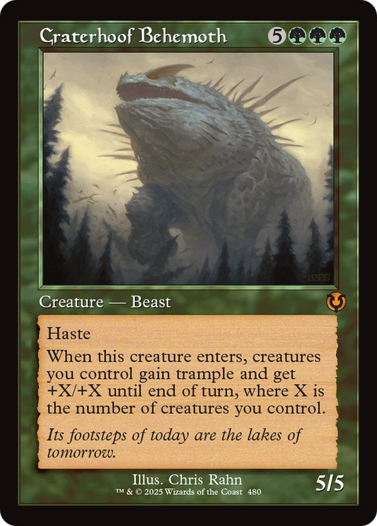 Craterhoof Behemoth (INR-480) (Foil)