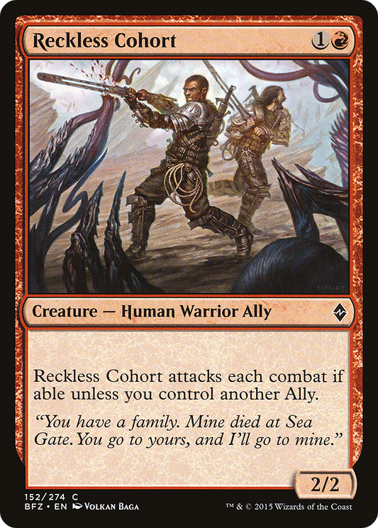 Reckless Cohort (BFZ-152) (Foil)