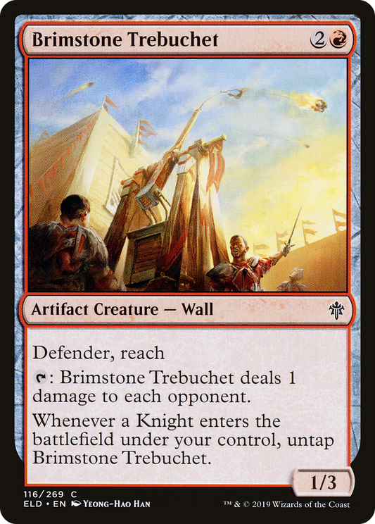 Brimstone Trebuchet (ELD-116) (Foil)