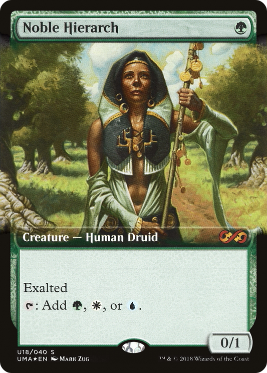 Noble Hierarch (UMA:BT-U18) (Extended Art) (Foil)