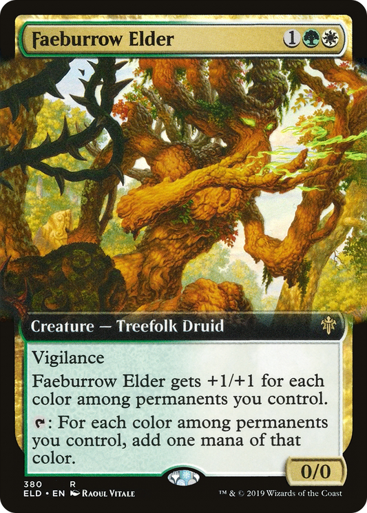 Faeburrow Elder (ELD-380) (Extended Art)