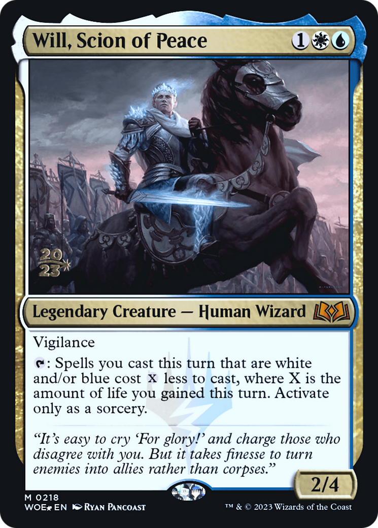 Will, Scion of Peace (PRE-218S) (Foil)