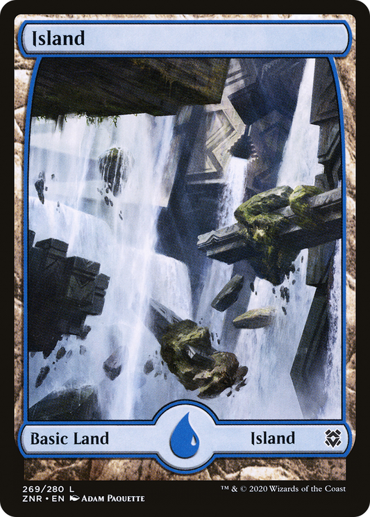 Island (ZNR-269) (Full Art) (Foil)