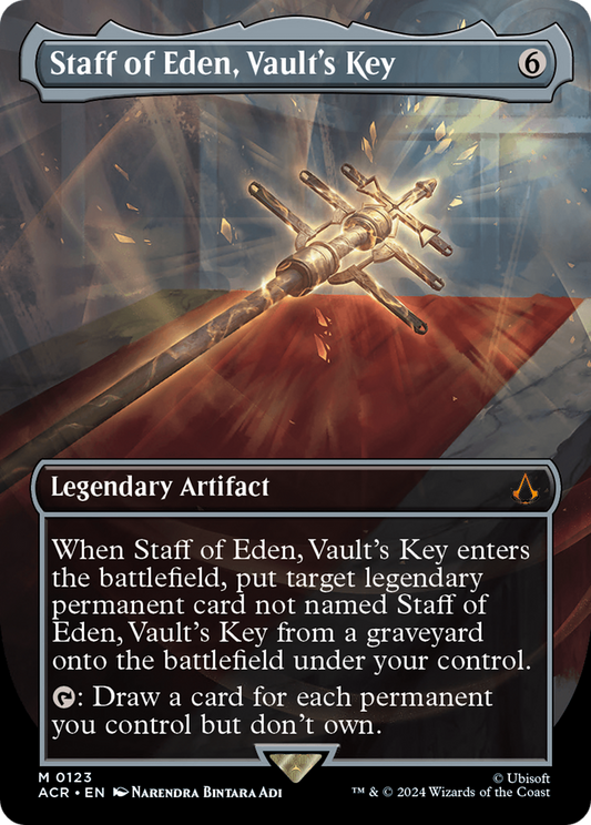 Staff of Eden, Vault's Key (ACR-123) (Borderless) (Foil)