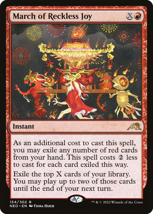 March of Reckless Joy (NEO-154) (Foil)