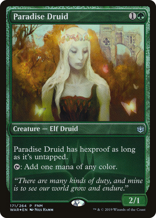 Paradise Druid (FNM-171) (Foil)