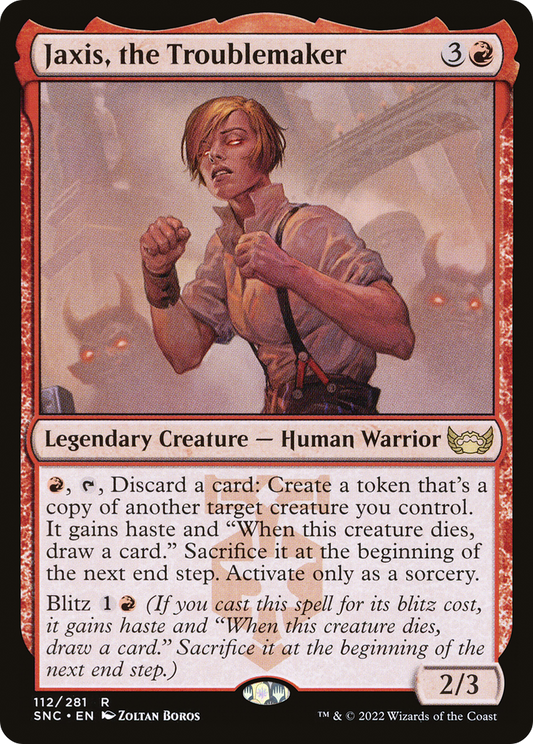 Jaxis, the Troublemaker (SNC-112) (Foil)