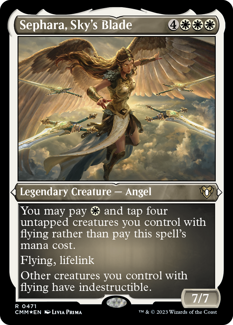 Sephara, Sky's Blade (CMM-471) (Etched Foil)