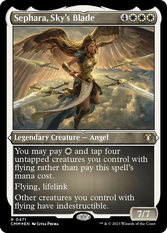 Sephara, Sky's Blade (CMM-471) (Etched Foil)