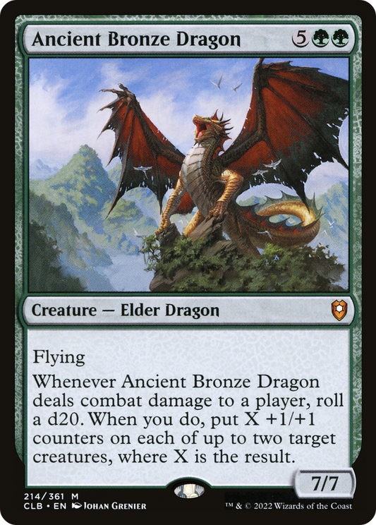 Ancient Bronze Dragon (CLB-214) (Foil)