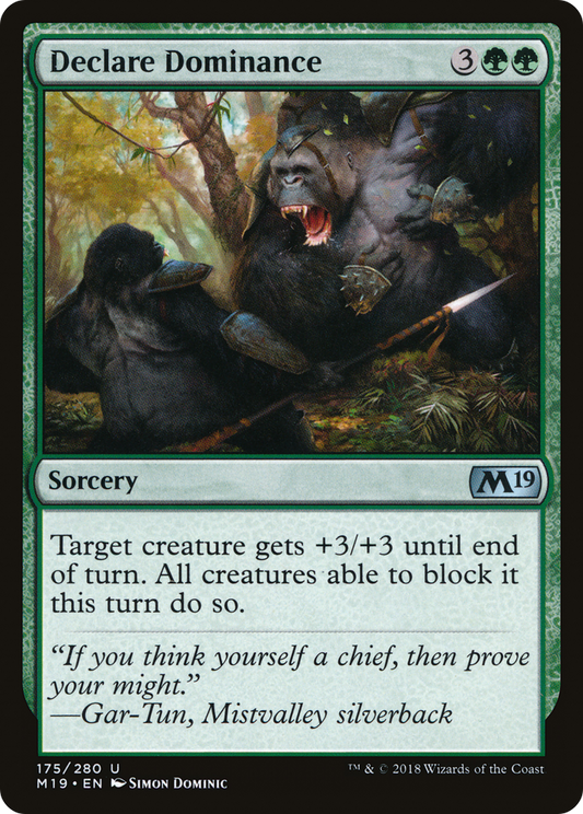 Declare Dominance (M19-175)