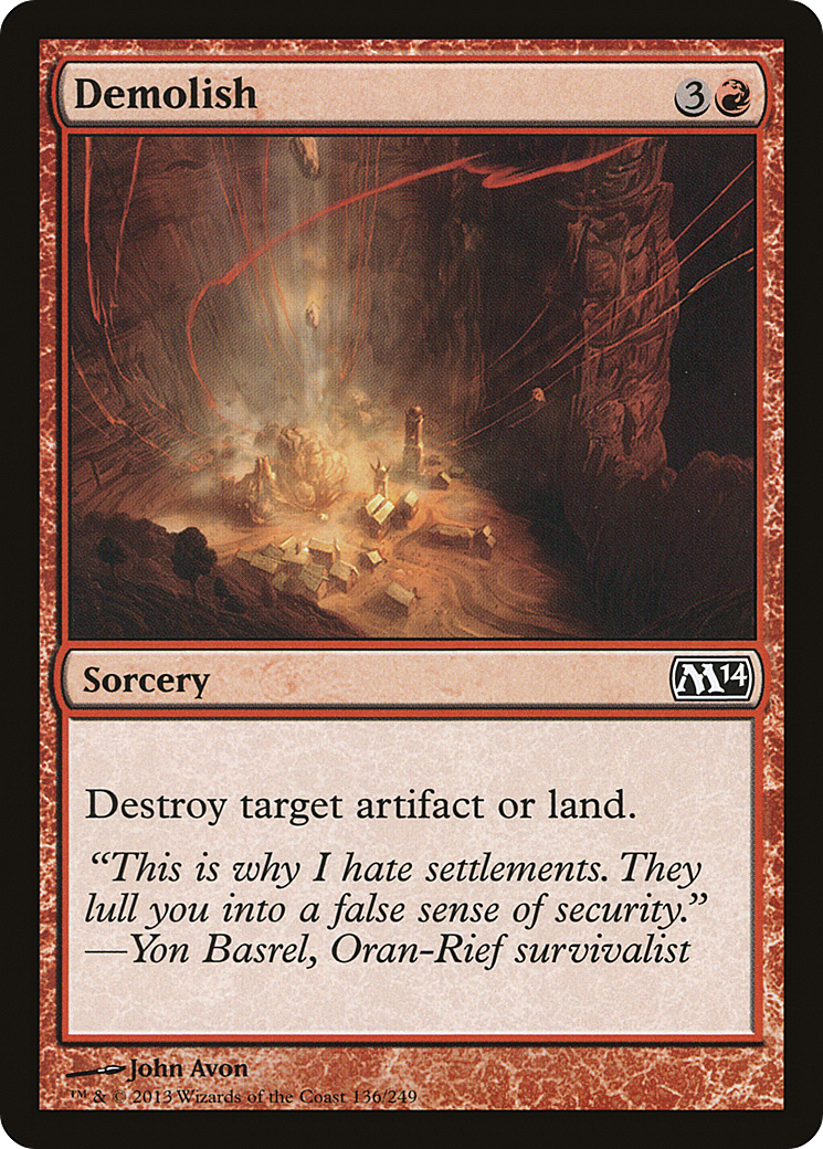 Demolish (M14-136) (Foil)