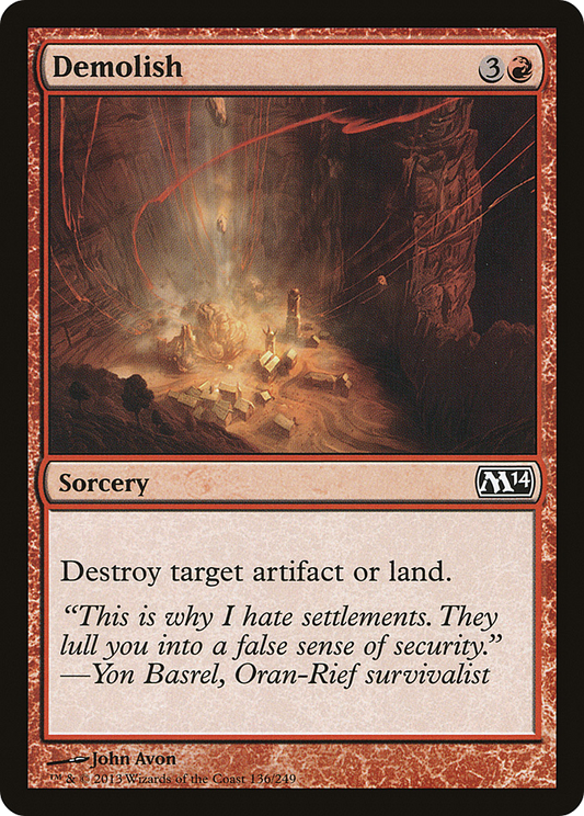 Demolish (M14-136) (Foil)