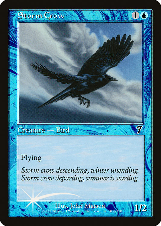 Storm Crow (7ED-100★) (Foil)