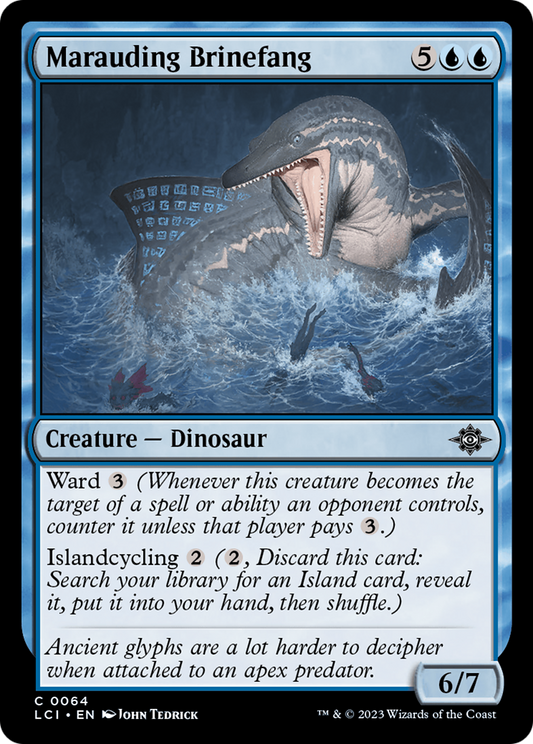 Marauding Brinefang (LCI-064) (Foil)