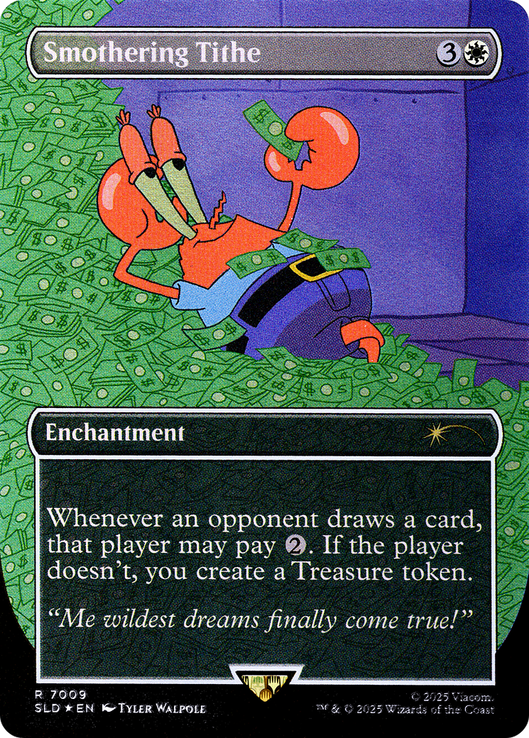 Smothering Tithe (SLD-7009) (Borderless) (Foil)