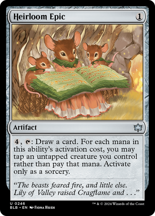 Heirloom Epic (BLB-246) (Foil)