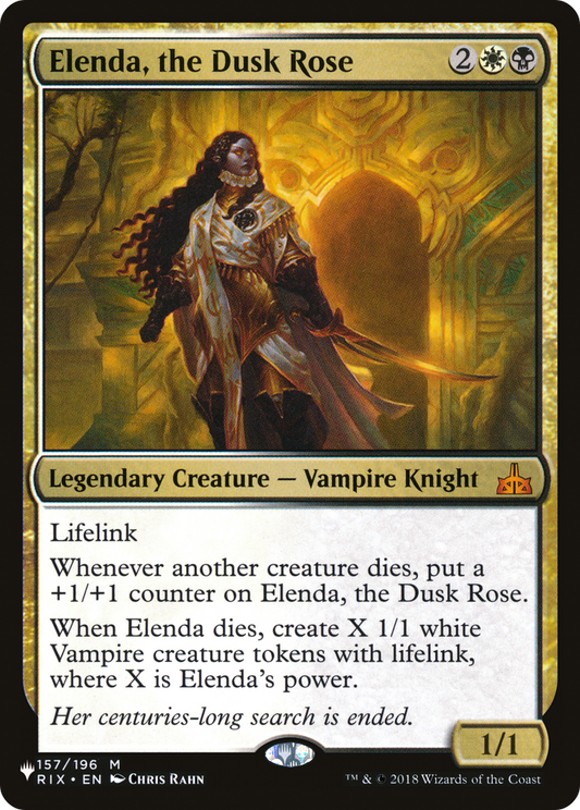 Elenda, the Dusk Rose (LIST-RIX-157)