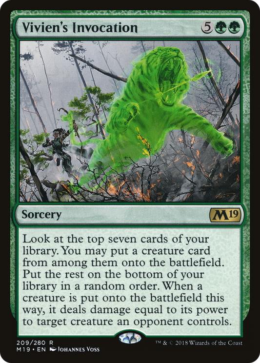Vivien's Invocation (M19-209) (Foil)