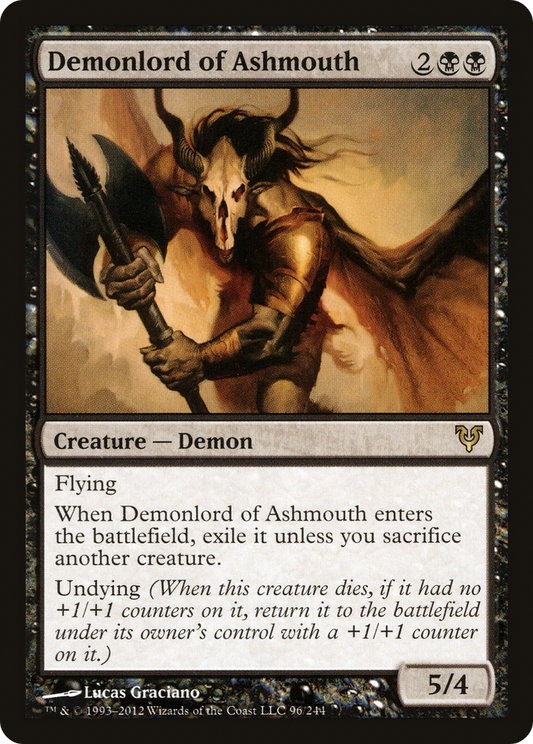 Demonlord of Ashmouth (AVR-096) (Foil)