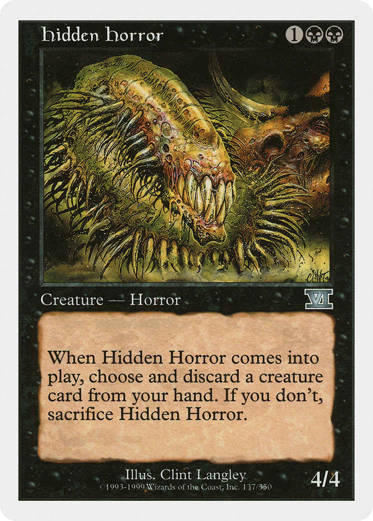 Hidden Horror (6ED-137)