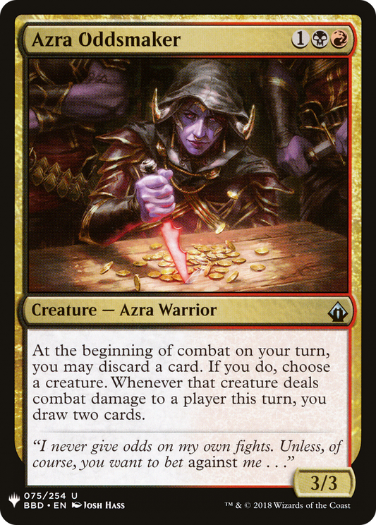 Azra Oddsmaker (LIST-BBD-75)