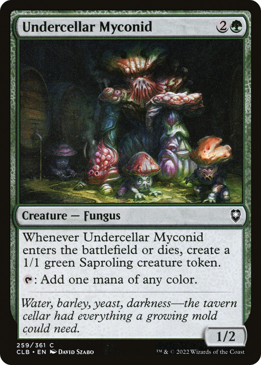 Undercellar Myconid (CLB-259) (Foil)
