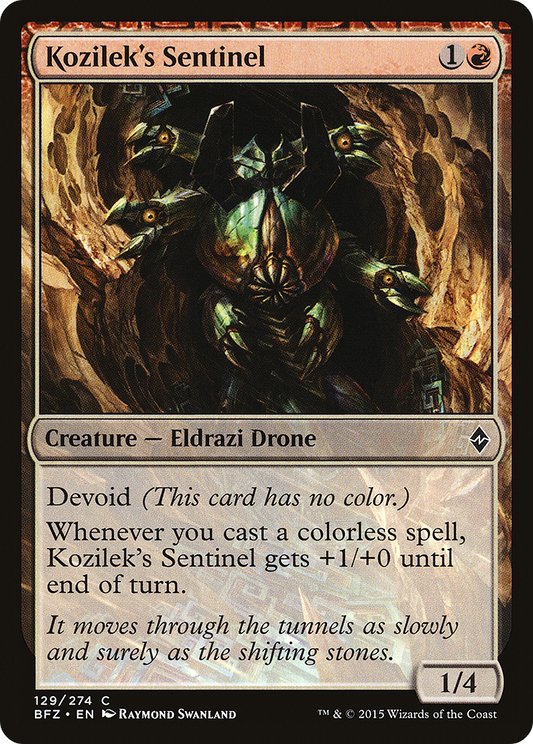 Kozilek's Sentinel (BFZ-129) (Foil)