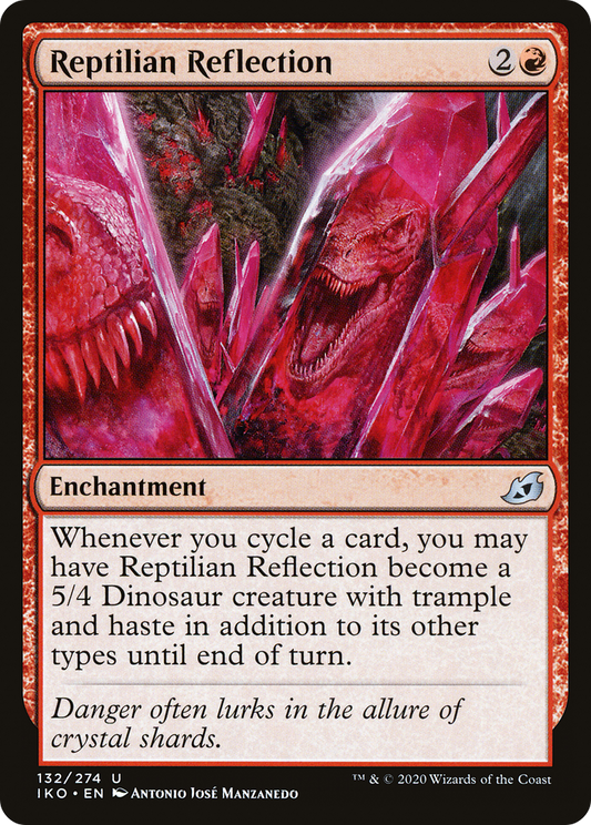 Reptilian Reflection (IKO-132) (Foil)