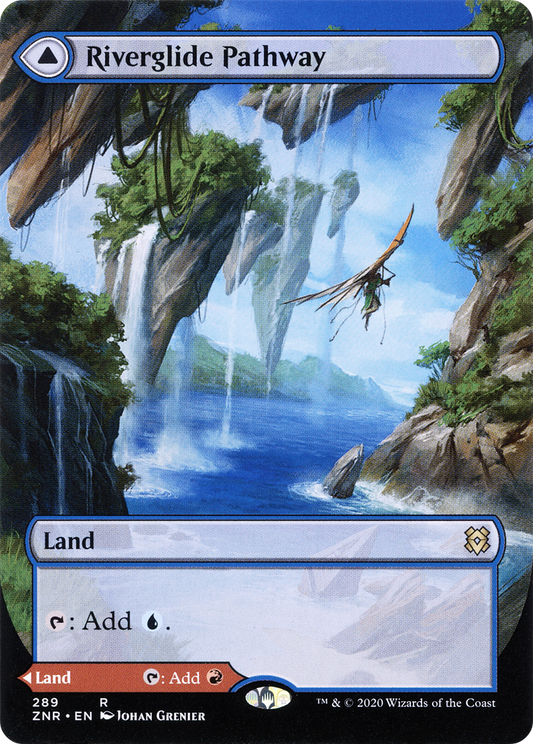 Riverglide Pathway // Lavaglide Pathway (ZNR-289) (Showcase) (Borderless) (Foil)