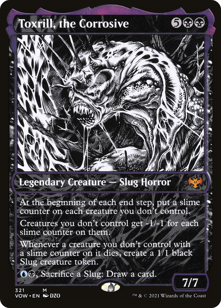 Toxrill, the Corrosive (VOW-321) (Showcase) (Foil)