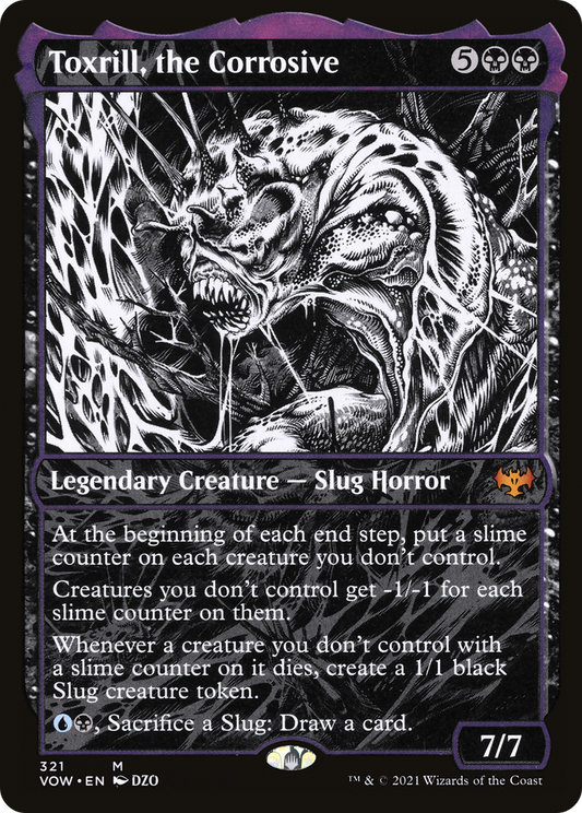 Toxrill, the Corrosive (VOW-321) (Showcase) (Foil)