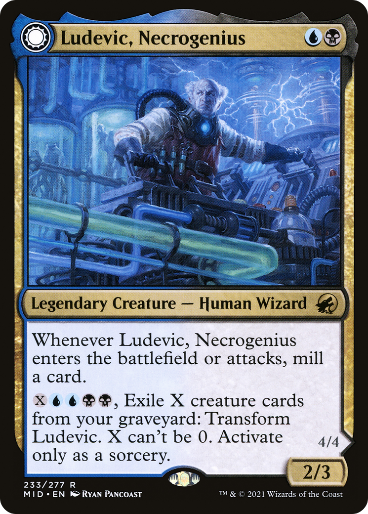 Ludevic, Necrogenius // Olag, Ludevic's Hubris (MID-233) (Foil)