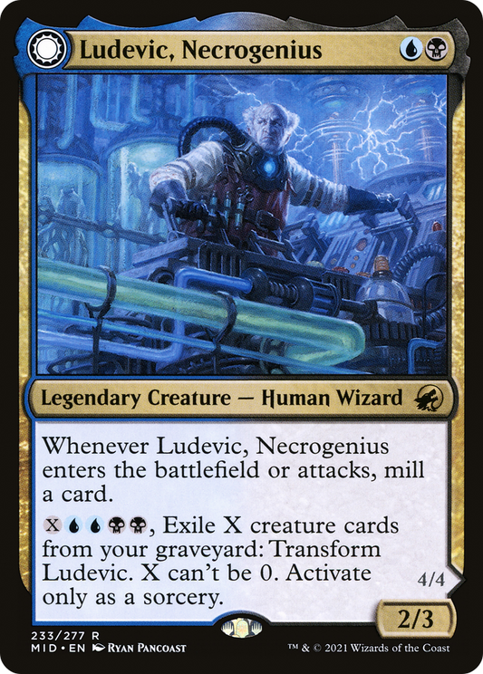 Ludevic, Necrogenius // Olag, Ludevic's Hubris (MID-233) (Foil)