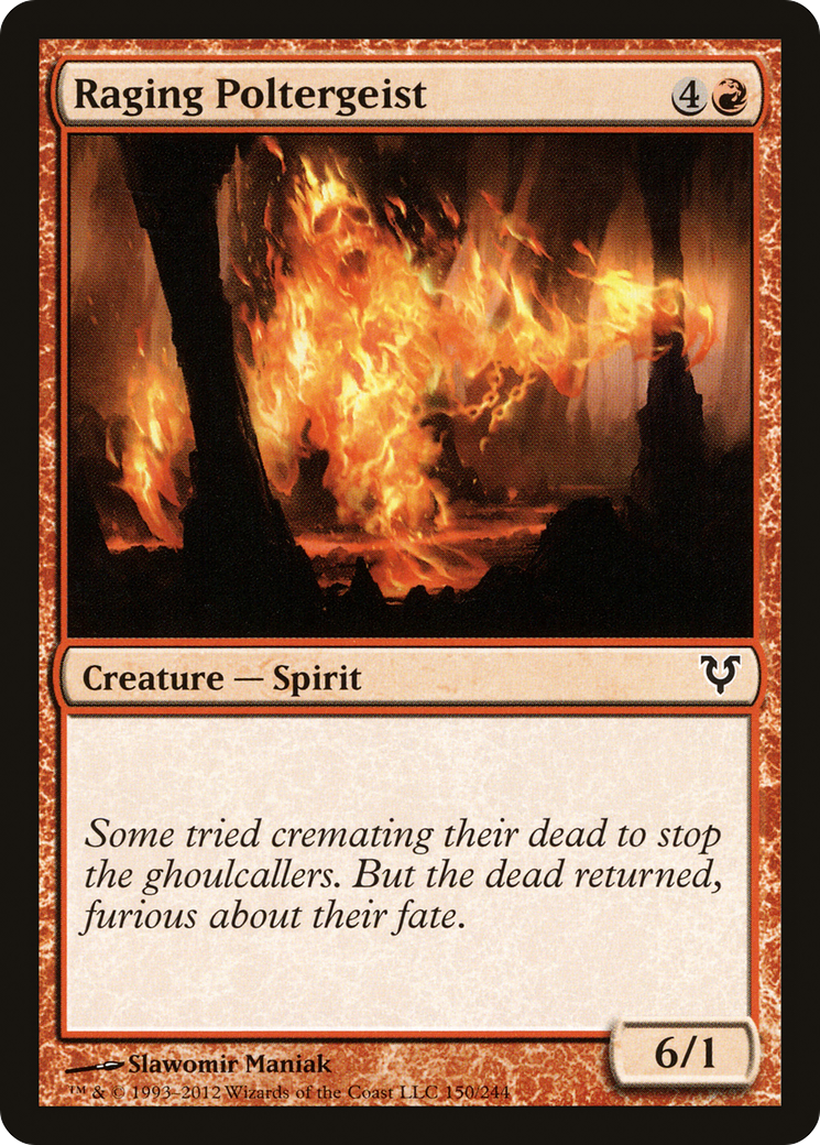Raging Poltergeist (AVR-150) (Foil)