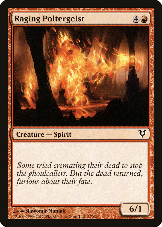 Raging Poltergeist (AVR-150) (Foil)