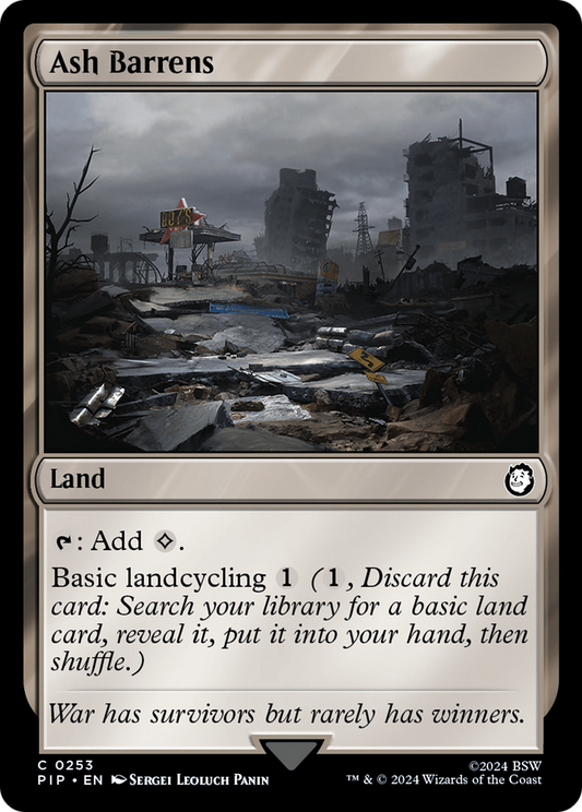 Ash Barrens (PIP-253) (Foil)