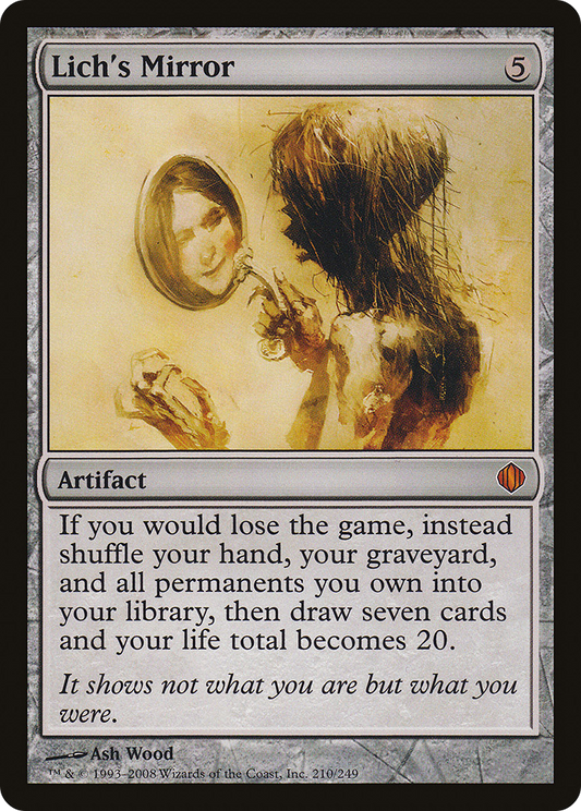 Lich's Mirror (ALA-210) (Foil)