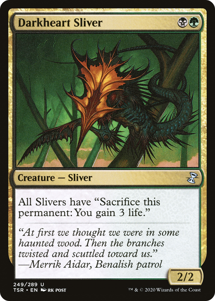 Darkheart Sliver (TSR-249) (Foil)