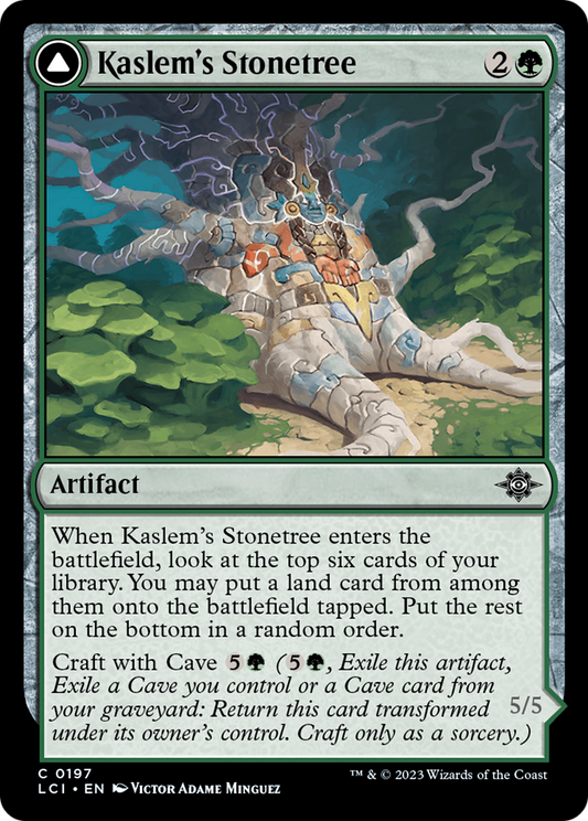 Kaslem's Stonetree // Kaslem's Strider (LCI-197) (Foil)