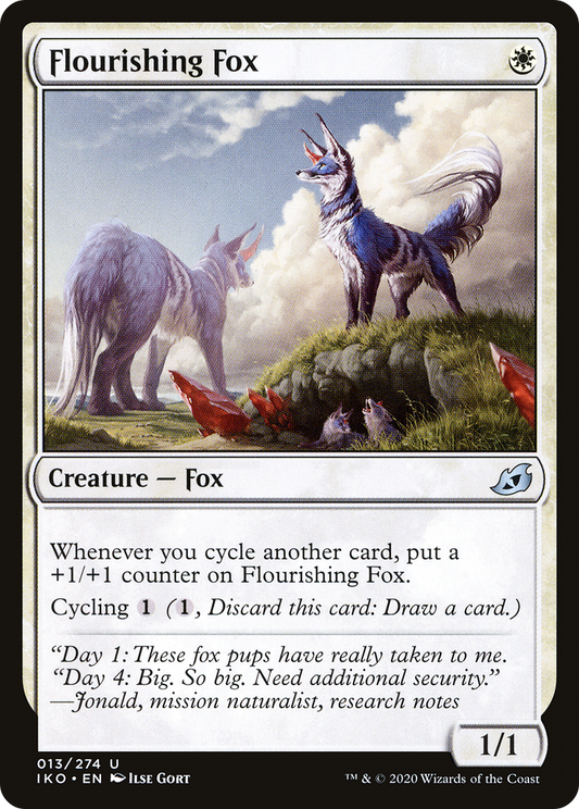 Flourishing Fox (IKO-013) (Foil)