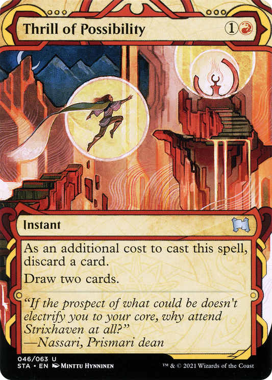 Thrill of Possibility (STA-046) (Showcase) (Borderless) (Foil)