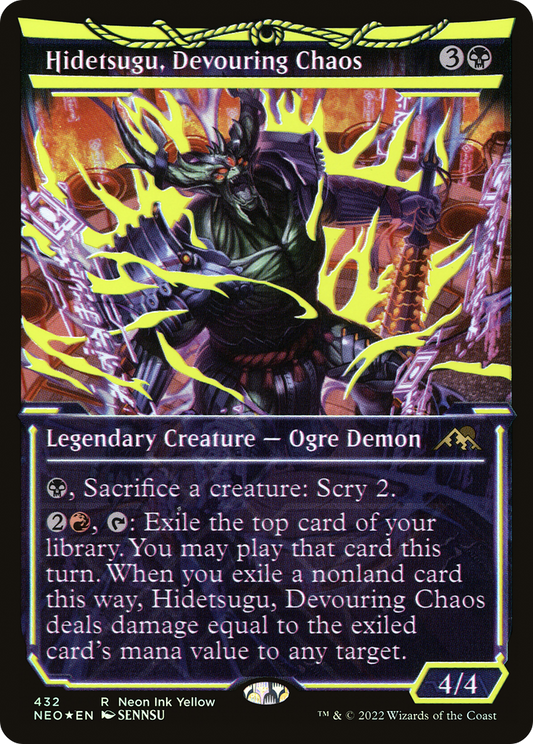 Hidetsugu, Devouring Chaos (NEO-432) (Showcase) (Foil)