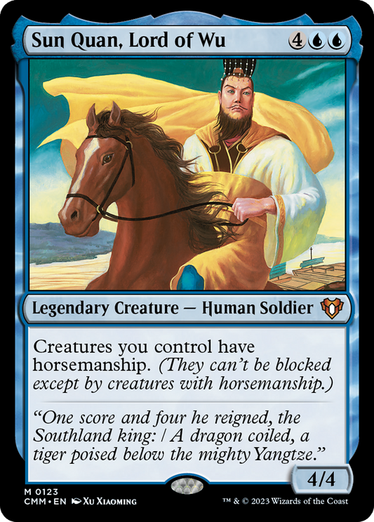 Sun Quan, Lord of Wu (CMM-123) (Foil)