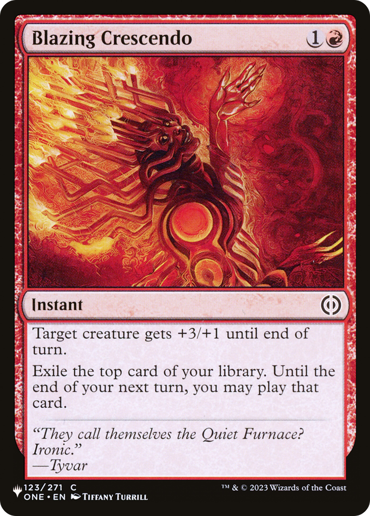 Blazing Crescendo (LIST-ONE-123)