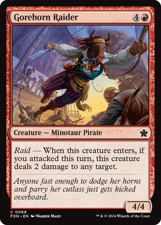 Gorehorn Raider (FDN-089) (Foil)