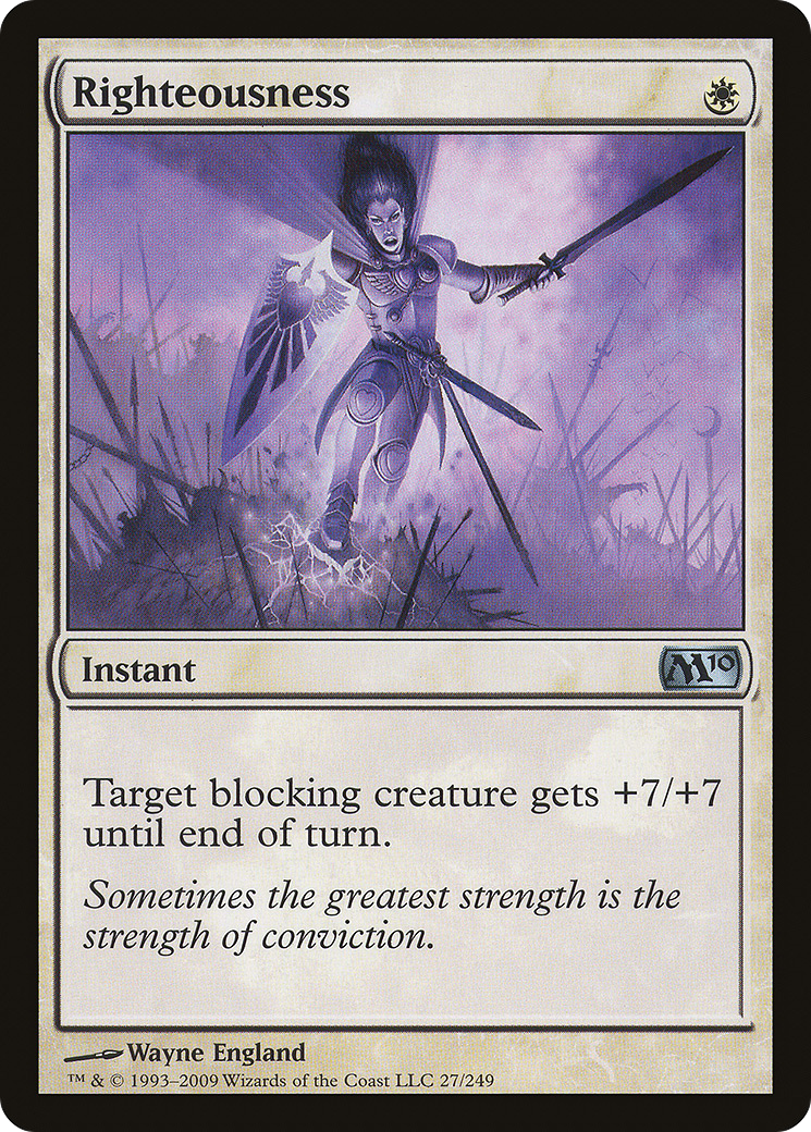Righteousness (M10-027) (Foil)