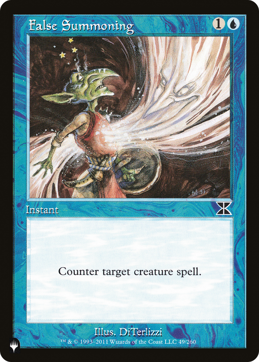 False Summoning (LIST-ME4-49)